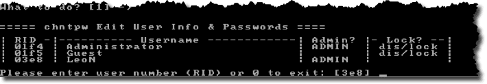 Password Reset - Select Account