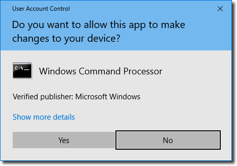 что, вероятно, будет контролем доступа пользователей в Windows