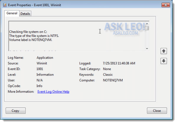 Checking And Repairing A Disk With Chkdsk Ask Leo