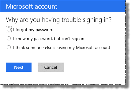 login hotmail account with password