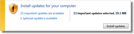 Microsoft Update Install Updates