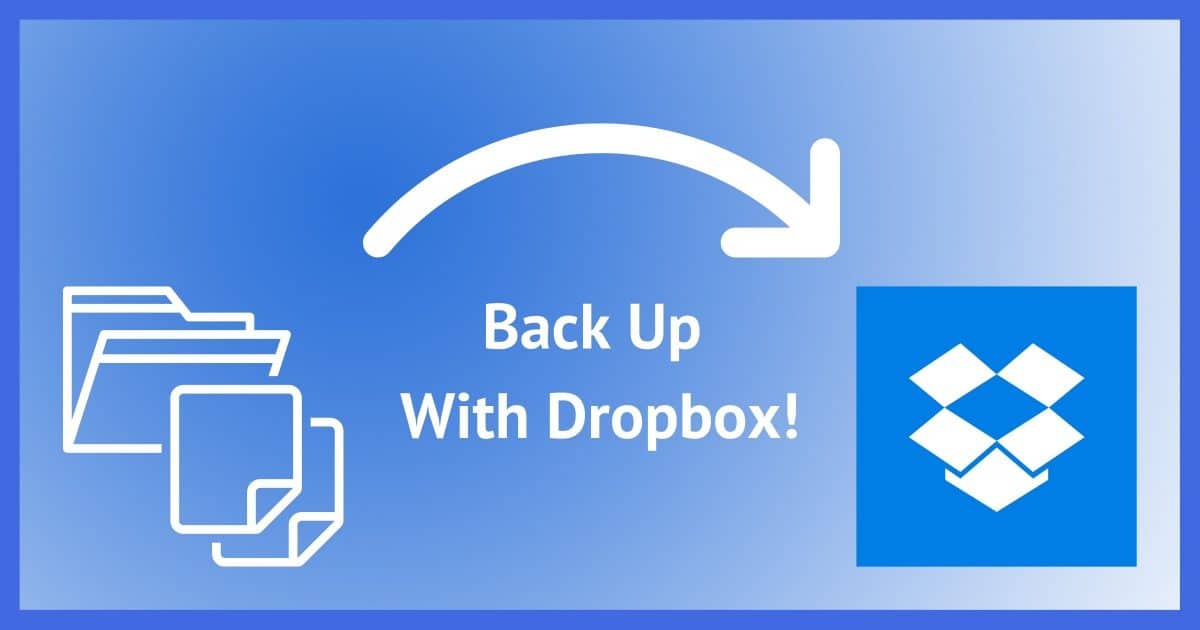 Backup with Dropbox