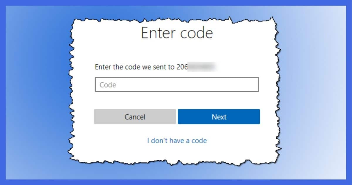 Enter the code