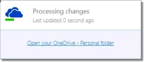 OneDrive Processing Changes