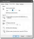 Mouse Pointer Options