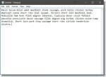 Text in Notepad