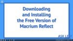 Downloading and Installing the Free Version of Macrium Reflect