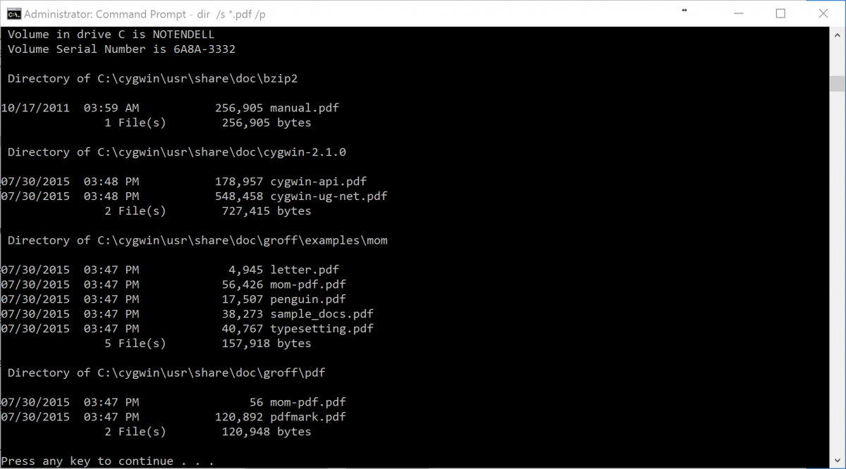 Tip Of The Day Searching Via The Command Prompt Ask Leo 