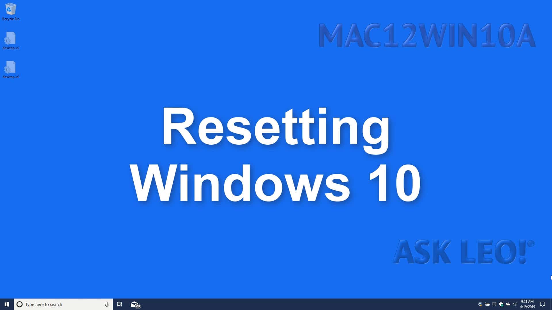 Five Steps to Repair Windows 18 Without Losing Programs - Ask Leo!