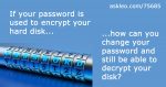 How Is it Possible to Change a Password Without Re-encrypting an Encrypted Disk?