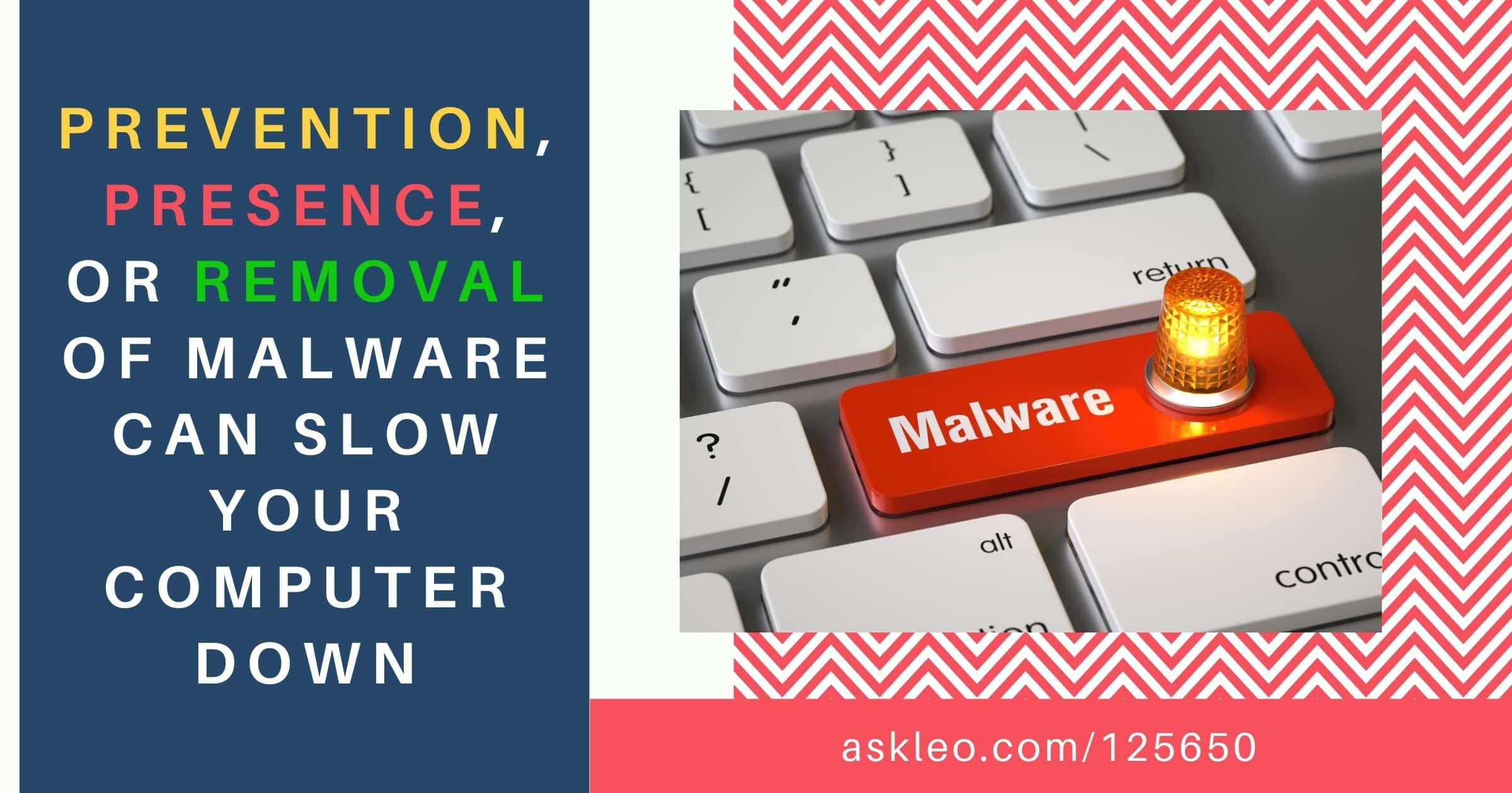 your pc performance is poor malware