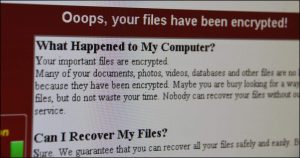 Ransomware in action