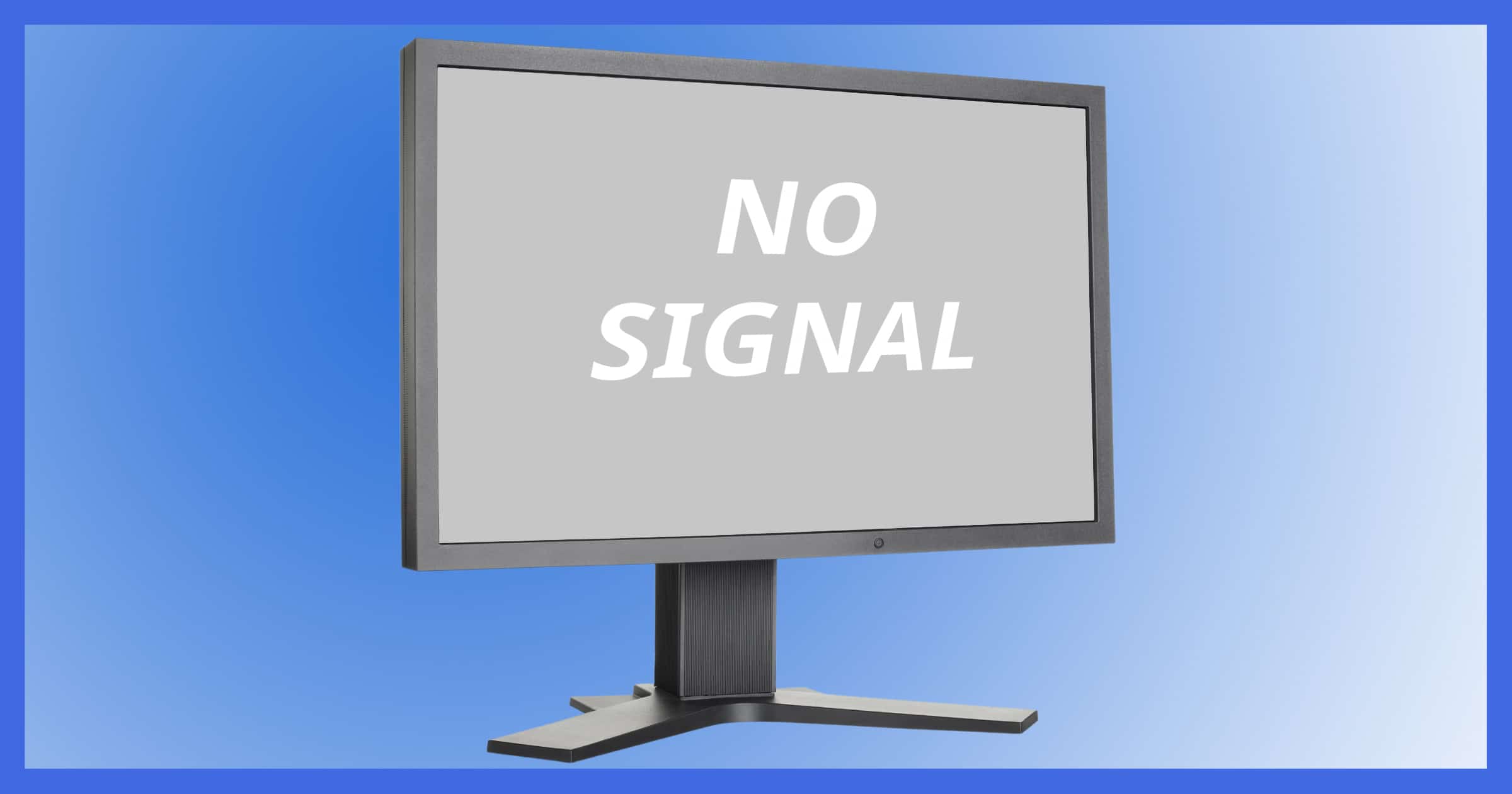 aoc monitor troubleshooting no signal