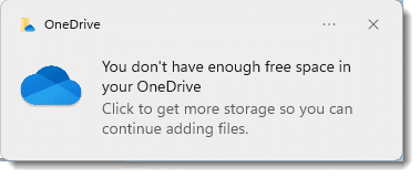 OneDrive Full